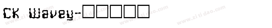 CK Wavey字体转换